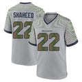 S.Seahawks #22 Rashid Shaheed Player Grey 2025 Rivalries Collection Home Game Odoa Stitched Jerseys