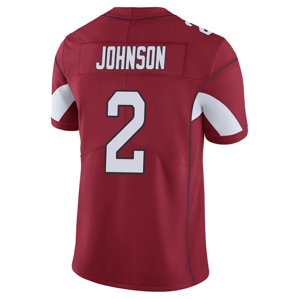 A.Cardinals #2 Will Johnson Player Cardinal Vapor Limited Home Game  Odoa Stitched Jerseys