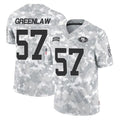 SF.49ers #57 Dre Greenlaw Player Arctic Camo Limited Salute To Service Home Game Odoa Stitched Jerseys