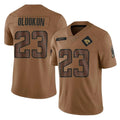 J.Jaguars #23 Foyesade Oluokun Player Brown Salute To Service Limited Odoa Stitched Jerseys