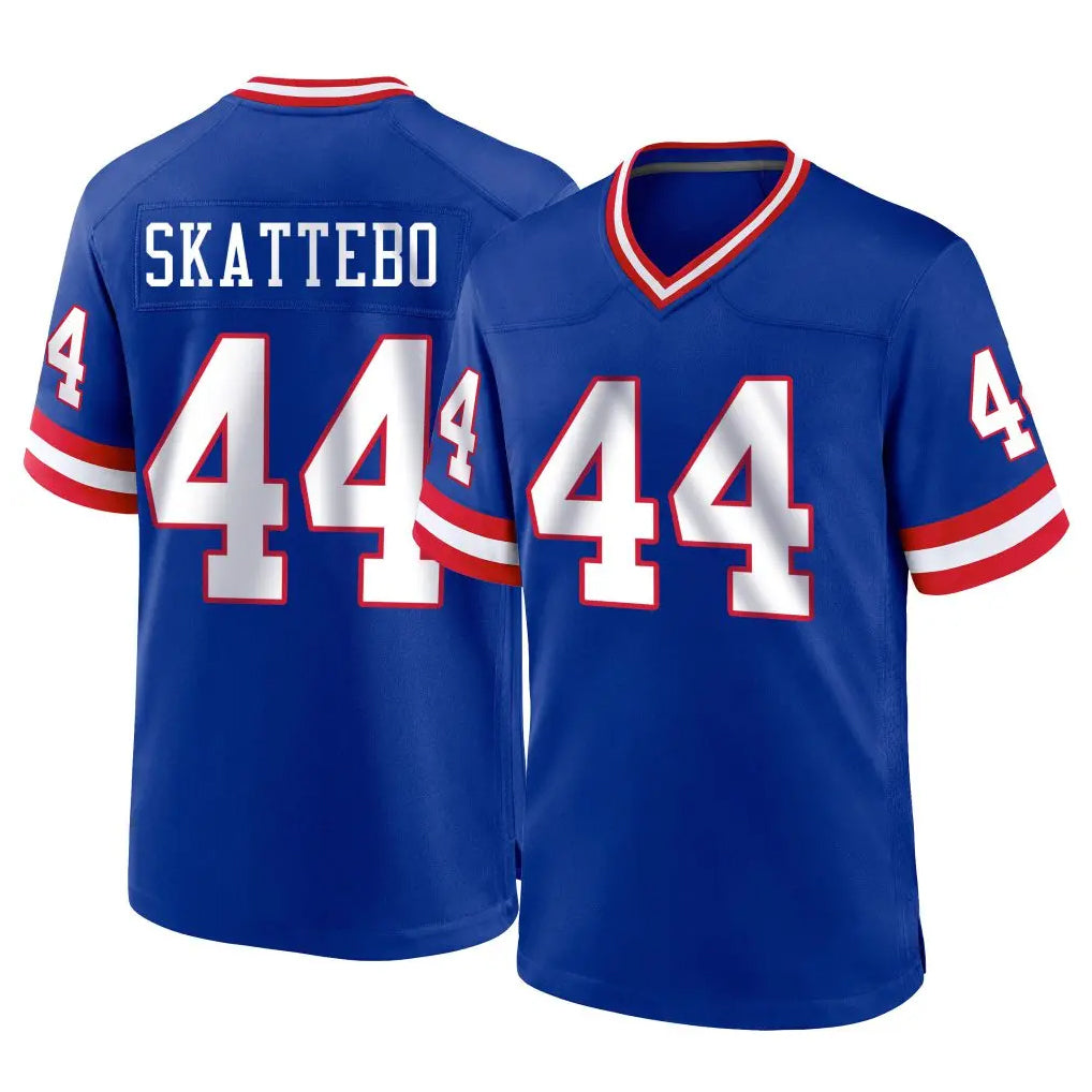 NY.Giants #44 Cam Skattebo Player Royal Classic Home Game Odoa Stitched Jerseys