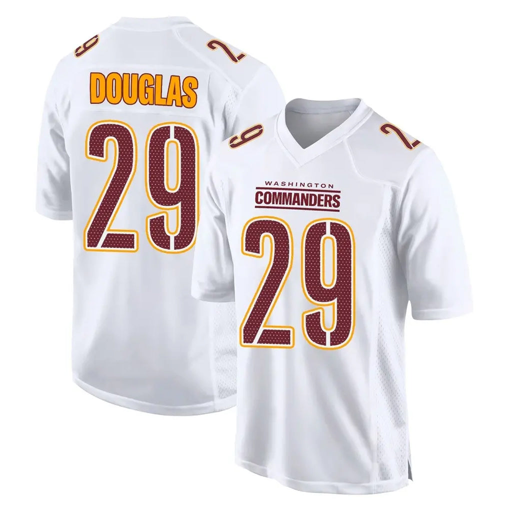 W.Commanders #29 Rasul Douglas Player White Tundra Fashion Home Game Odoa Stitched Jerseys