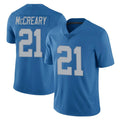 D.Lions #21 Roger McCreary Player Blue Limited Throwback Vapor Untouchable Odoa Stitched Jerseys