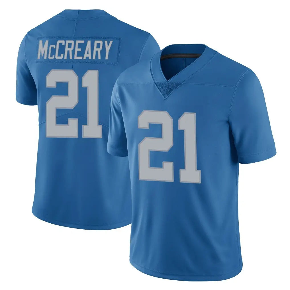 D.Lions #21 Roger McCreary Player Blue Limited Throwback Vapor Untouchable Odoa Stitched Jerseys