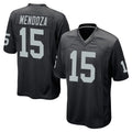 LV.Raiders #15 Fernando Mendoza Player Black Home Game Odoa Stitched Jerseys