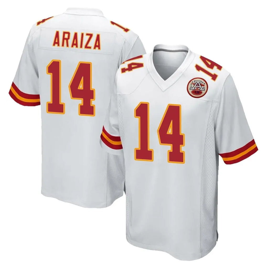 KC.Chiefs #14 Matt Araiza Player White Home Game Odoa Stitched Jerseys