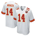KC.Chiefs #14 Matt Araiza Player White Home Game Odoa Stitched Jerseys