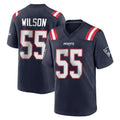 NE.Patriots #55 Jared Wilson Player Navy Home Game Odoa Stitched Jerseys