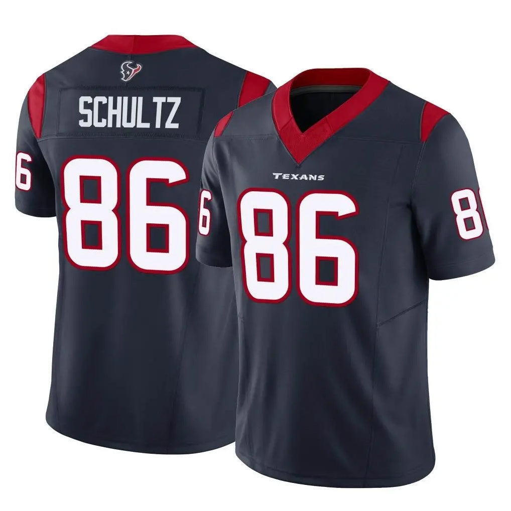 H.Texans #86 Dalton Schultz Player Navy Limited Vapor F.U.S.E. Home Game Odoa Stitched Jerseys