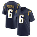 LA.Chargers #6 Denzel Perryman Player Navy Home Game Odoa Stitched Jerseys
