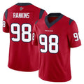 H.Texans #98 Sheldon Rankins Player Red Limited Vapor F.U.S.E. Home Game Odoa Stitched Jerseys