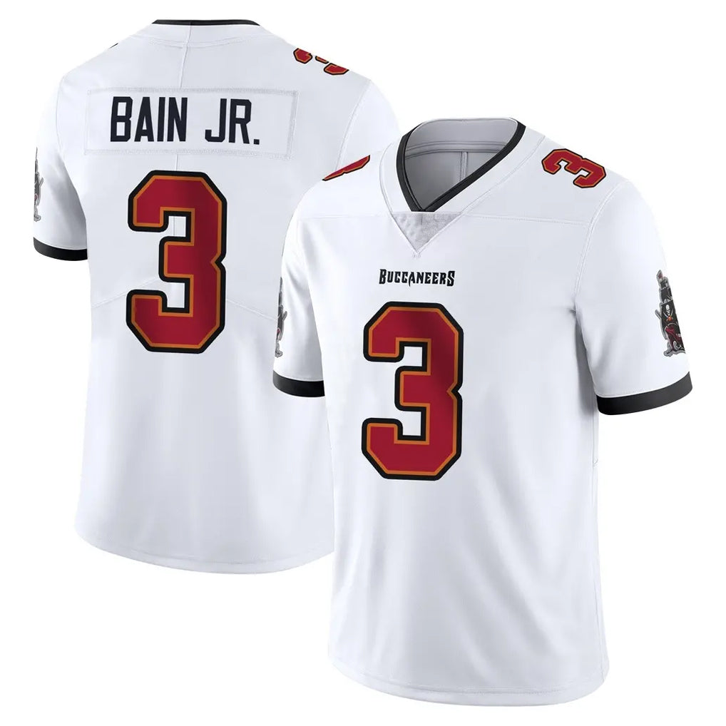 TB.Buccaneers #3 Rueben Bain Jr. Player White Limited Vapor Untouchable Home Game Odoa Stitched Jerseys