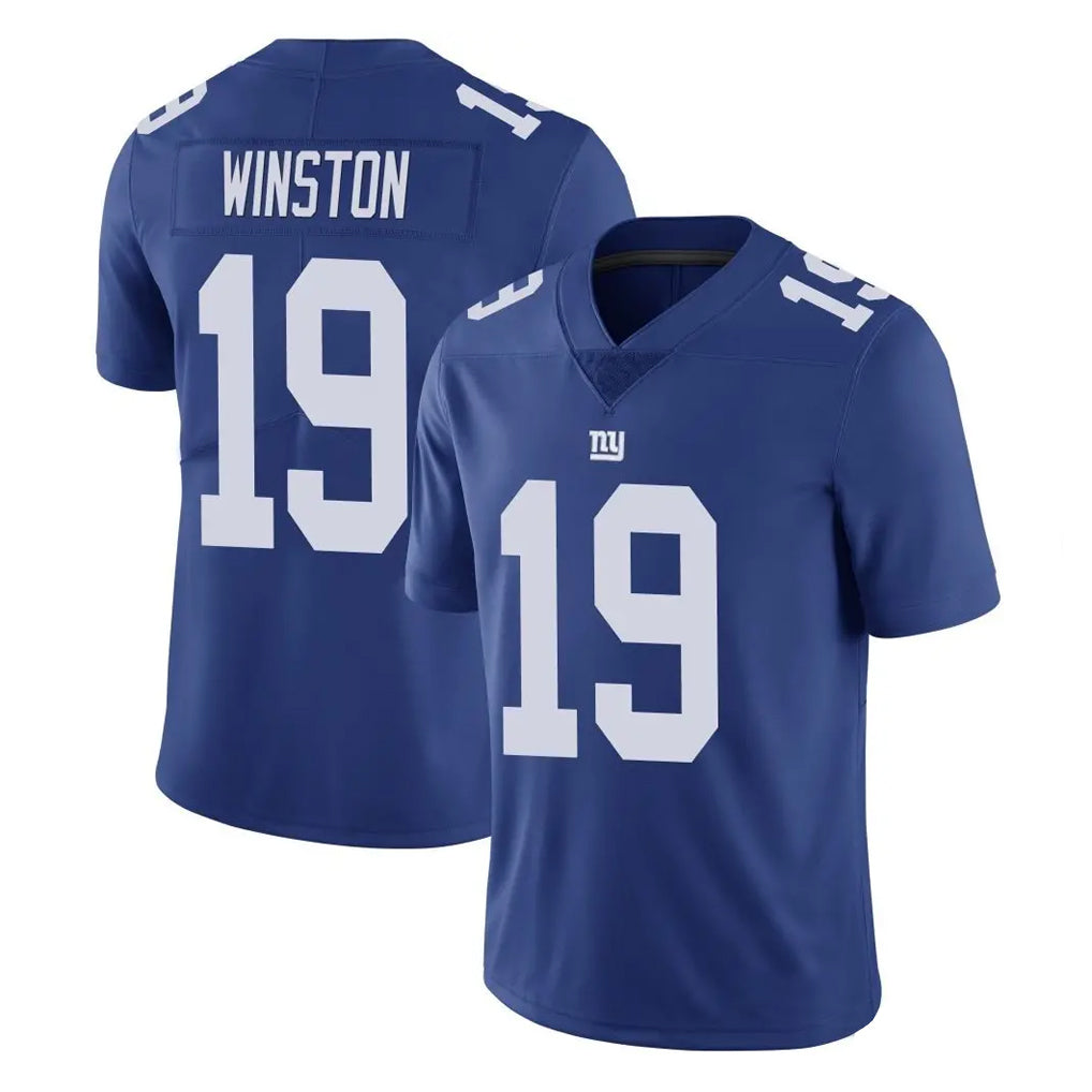 NY.Giants #19 Jameis Winston Player Royal Limited Vapor Untouchable Home Game Odoa Stitched Jerseys