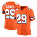 D.Broncos #29 Ja'Quan McMillian Player Orange Limited Alternate Vapor F.U.S.E. Throwback Game Odoa Stitched Jerseys