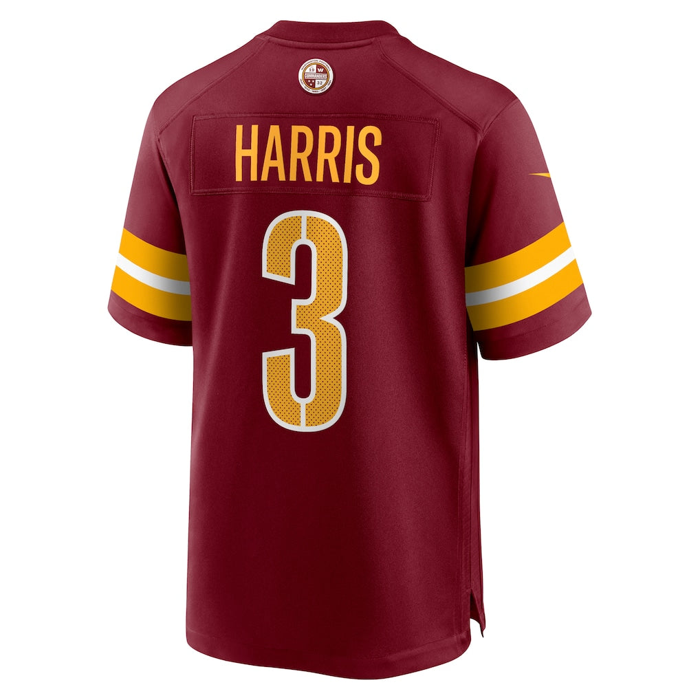 Odoa W.Commanders #3 Will Harris Burgundy Team Game Jersey