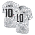 C.Browns #10 Quinshon Judkins Player Arctic Camo Salute to Service Limited Home Game Odoa Stitched Jerseys