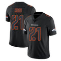 D.Broncos #21 Riley Moss Player Black Impact Limited Game Odoa Stitched Jerseys