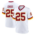 W.Commanders #25 Nick Cross Player White Home Game Odoa Stitched Jerseys