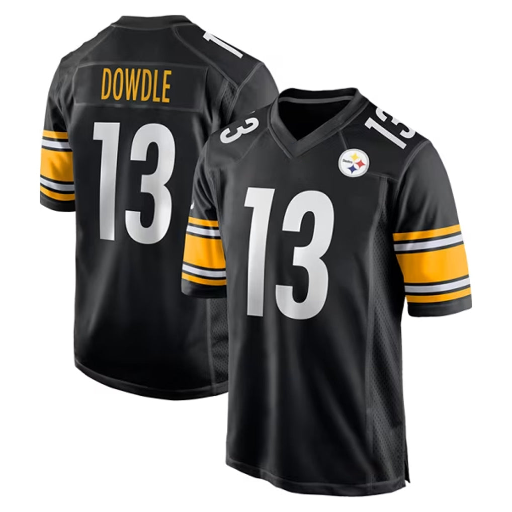 P.Steelers #13 Rico Dowdle Player Black Home Game Odoa Stitched Jerseys