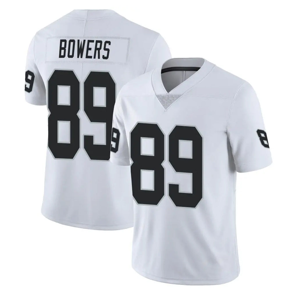 LV.Raiders #89 Brock Bowers Player White Limited Vapor Untouchable Home Game Odoa Stitched Jerseys