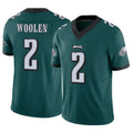 P.Eagles #2 Riq Woolen Player Team Color Green Limited Vapor F.U.S.E. Home Game Odoa Stitched Jerseys
