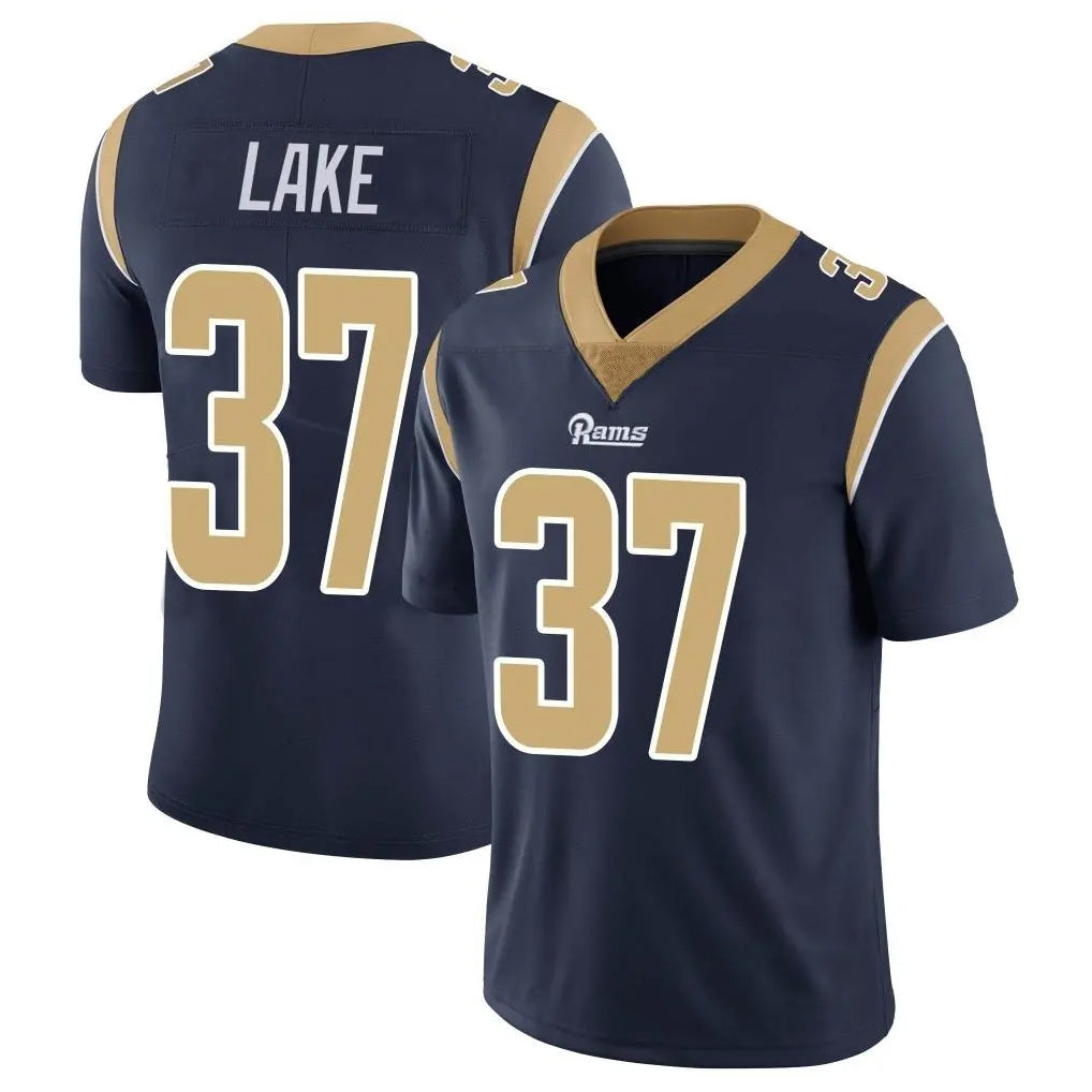 LA.Rams #37 Quentin Lake Player Navy Limited Vapor Untouchable Home Game Odoa Stitched Jerseys