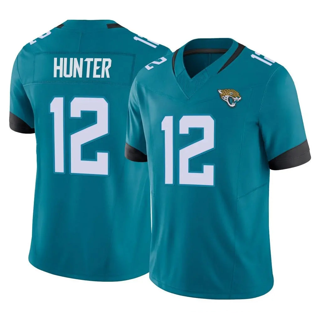 J.Jaguars #12 Travis Hunter Player Teal Vapor F.U.S.E. Limited Home Game Odoa Stitched Jerseys