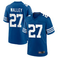 IN.Colts #27 Justin Walley Player Royal Limited Home Game Odoa Stitched Jerseys