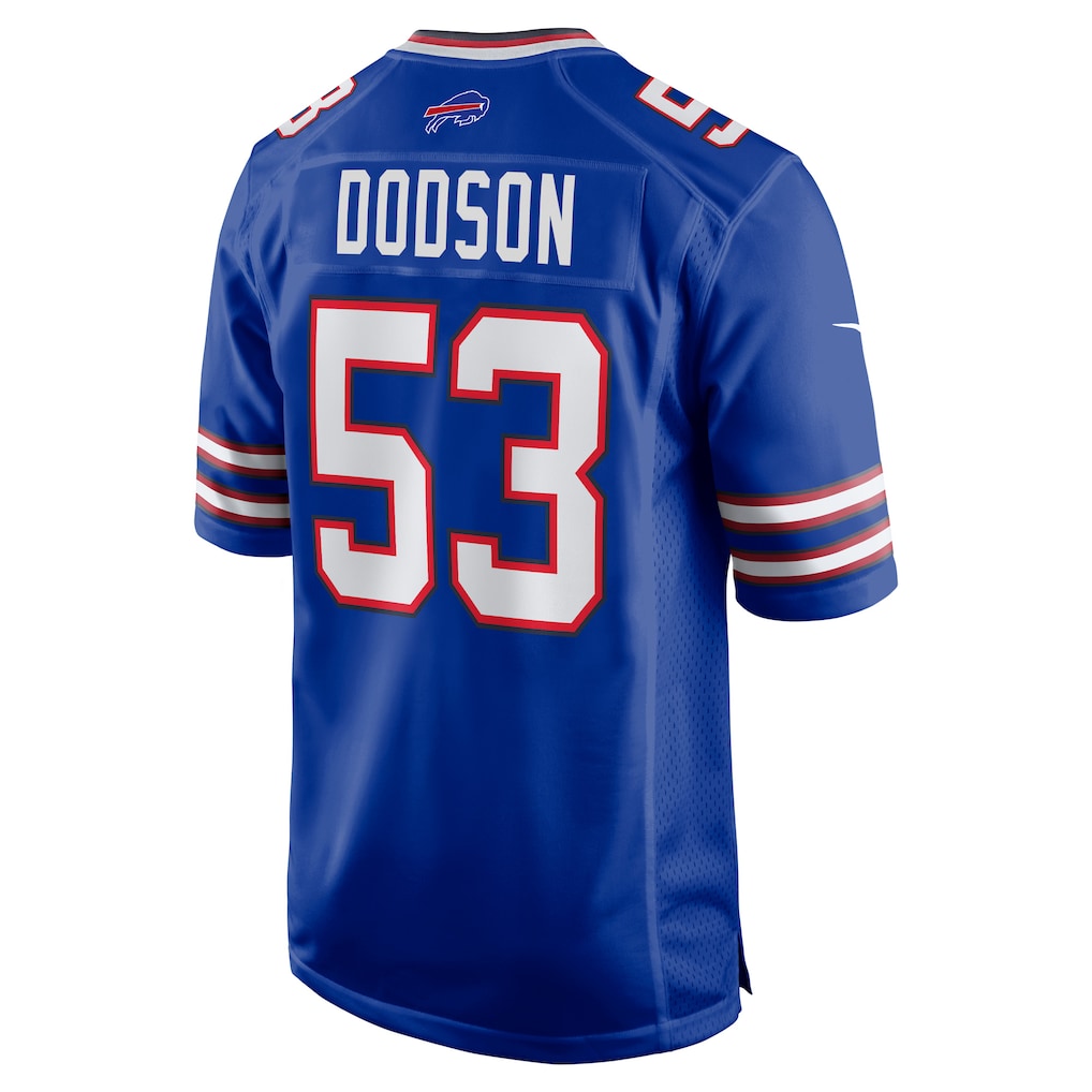 Odoa B.Bills #53 Tyrel Dodson Royal Team Game Jersey