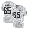GB.Packers #65 Aaron Banks Player Arctic Camo Salute To Service Limited Odoa Stitched Jerseys