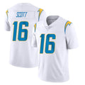 LA.Chargers #16 J.K. Scott Player White Limited Vapor Untouchable Home Game Odoa Stitched Jerseys