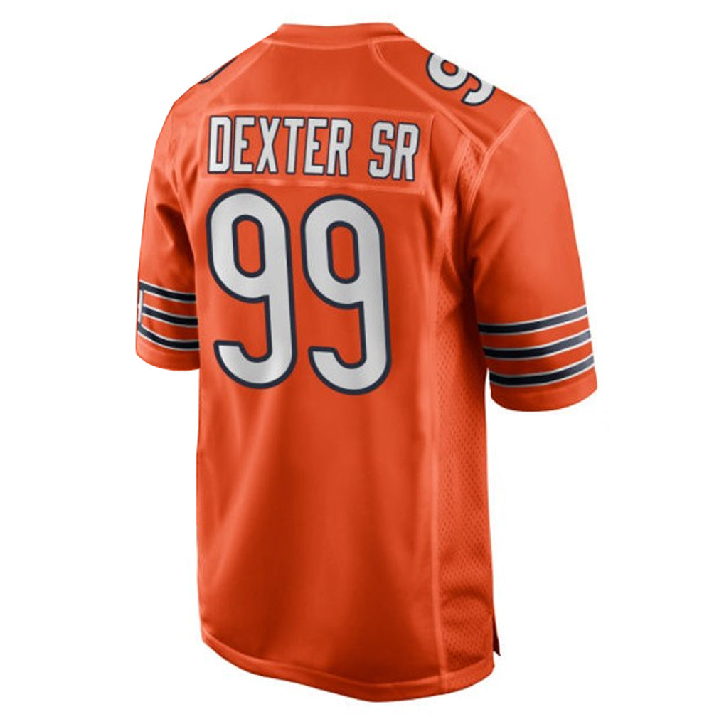 C.Bears #99 Gervon Dexter Sr. Player Orange Home Game Odoa Stitched Jerseys