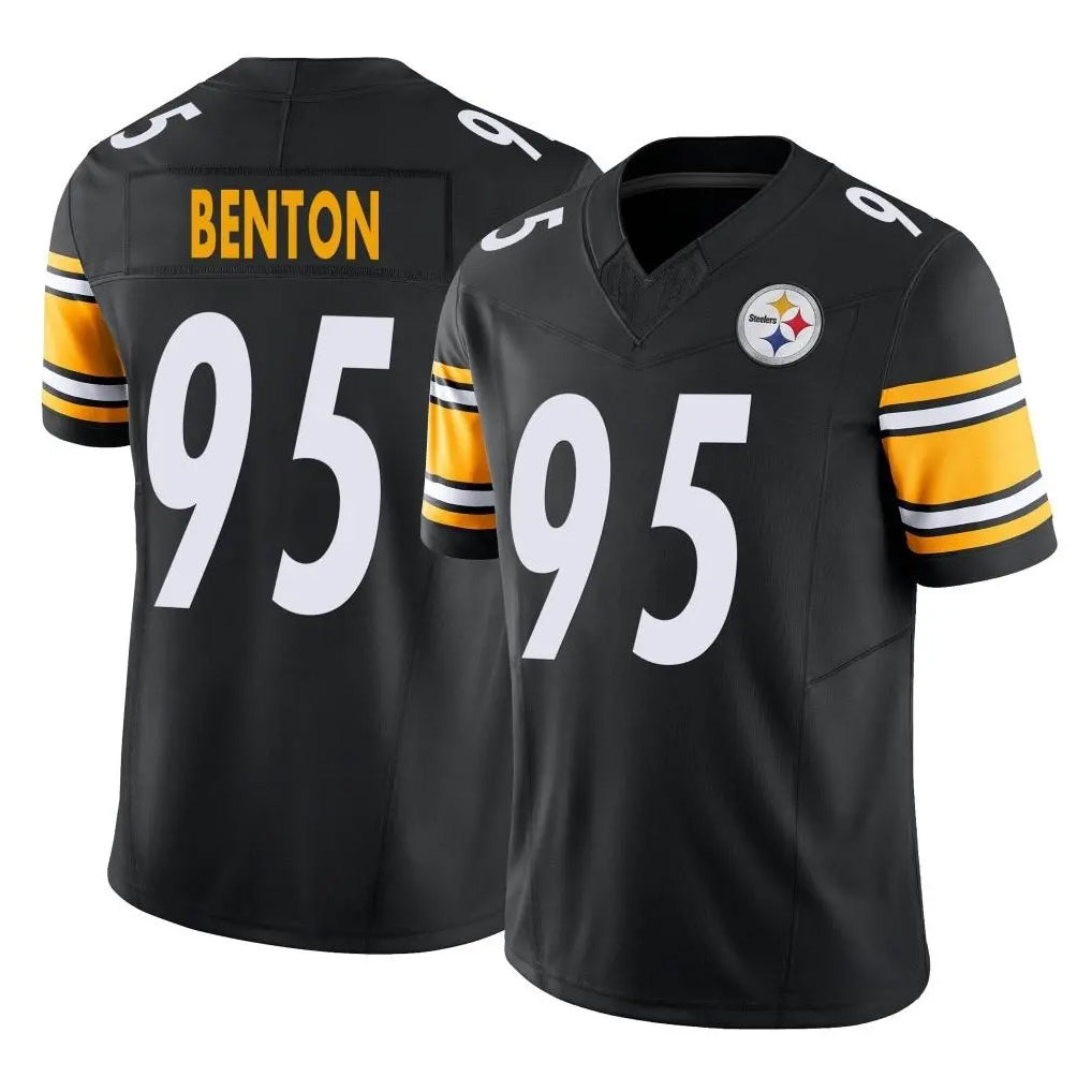 P.Steelers #95 Keeanu Benton Player Black Limited Vapor F.U.S.E. Home Game Odoa Stitched Jerseys