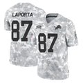D.Lions #87 Sam LaPorta Player Arctic Camo Salute To Service Limited Odoa Stitched Jerseys