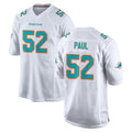 M.Dolphins #52 Patrick Paul Player White Limited Home Game Odoa Stitched Jerseys