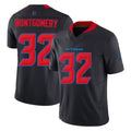 H.Texans #32 David Montgomery Player Navy Limited 2nd Alternate Vapor F.U.S.E. Home Game Odoa Stitched Jerseys