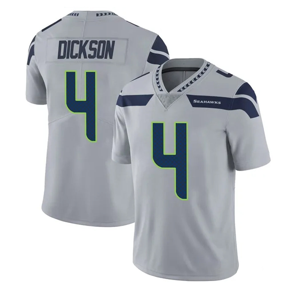 S.Seahawks #4 Michael Dickson Player Gray Limited Vapor Untouchable Home Game Odoa Stitched Jerseys