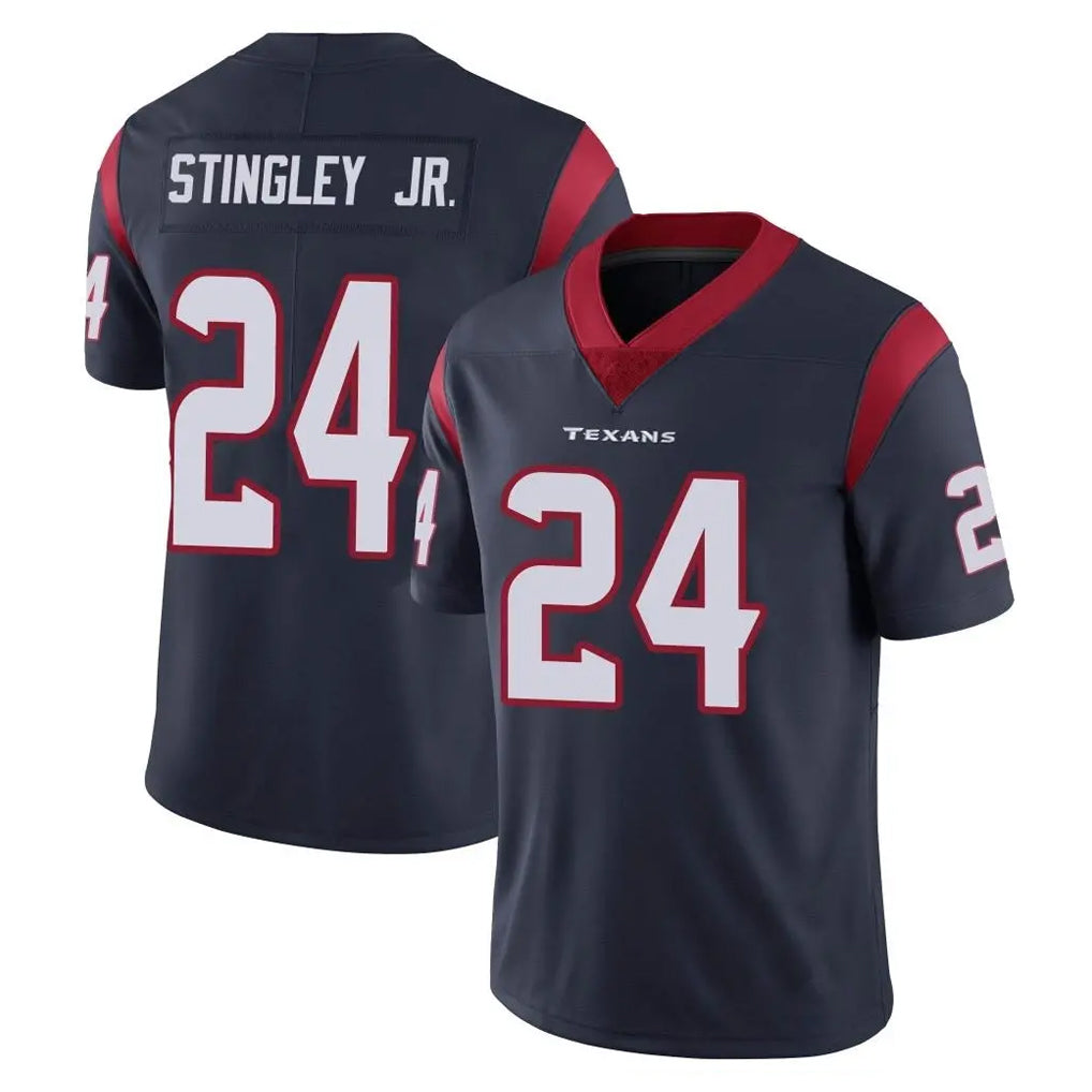 H.Texans #24 Derek Stingley Jr. Player Navy Limited Vapor Untouchable Home Game Odoa Stitched Jerseys