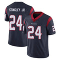 H.Texans #24 Derek Stingley Jr. Player Navy Limited Vapor Untouchable Home Game Odoa Stitched Jerseys