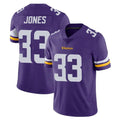 M.Vikings #33 Aaron Jones Sr. Player Purple Limited Vapor Untouchable Home Game Odoa Stitched Jerseys