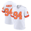 TB.Buccaneers #94 Calijah Kancey Player White '76 Home Game Odoa Stitched Jerseys