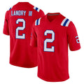 NE.Patriots #2 Harold Landry III Player Red Home Game Odoa Stitched Jerseys