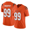 C.Bengals #99 Myles Murphy Player Orange Vapor F.U.S.E. Limited Home Game Odoa Stitched Jerseys