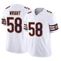 C.Bears #58 Darnell Wright Player White Vapor F.U.S.E. Limited Home Game Odoa Stitched Jerseys