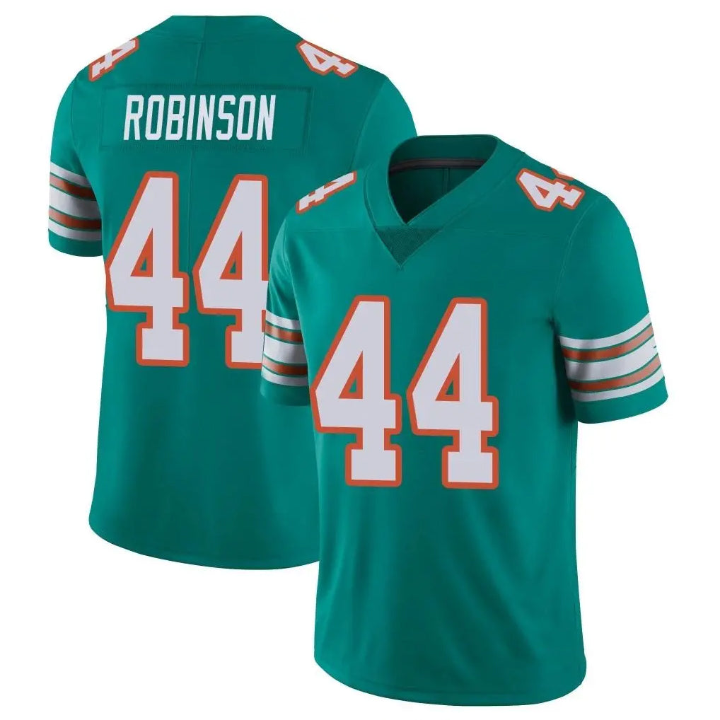 M.Dolphins #44 Chop Robinson Player Aqua Limited Alternate Vapor Untouchable Home Game Odoa Stitched Jerseys