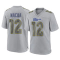 LA.Rams #12 Puka Nacua Player Gray Atmosphere Fashion Home Game Odoa Stitched Jerseys