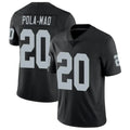 LV.Raiders #20 Isaiah Pola-Mao Player Black Limited Vapor Untouchable Home Game Odoa Stitched Jerseys