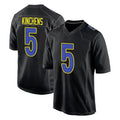 LA.Rams #5 Kamren Kinchens Player Black Fashion Limited Home Game Odoa Stitched Jerseys