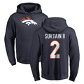D.Broncos #2 Pat Surtain II Player Navy Pullover Hoodie Limited Odoa Stitched Jerseys