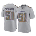 M.Vikings #51 Blake Cashman Player Gray Atmosphere Fashion Home Game Odoa Stitched Jerseys